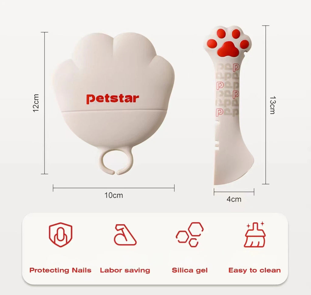Petstar Pet Can Opener with Silicone Lid & Food Scoop