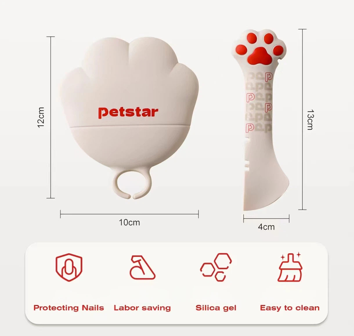 Petstar Pet Can Opener with Silicone Lid & Food Scoop