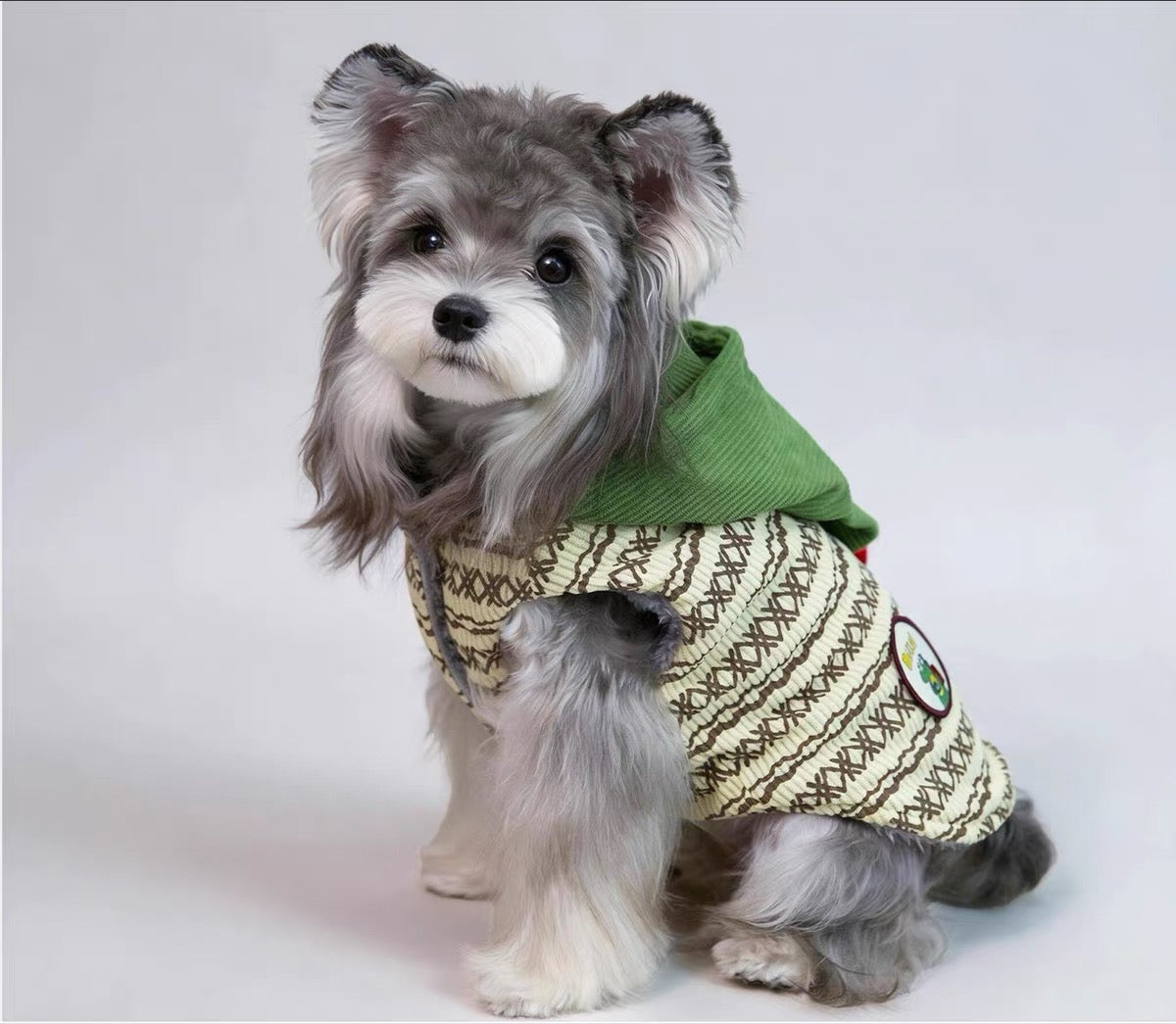 POPOCOLA Christmas Dog Hoodie – Warm Winter Coat