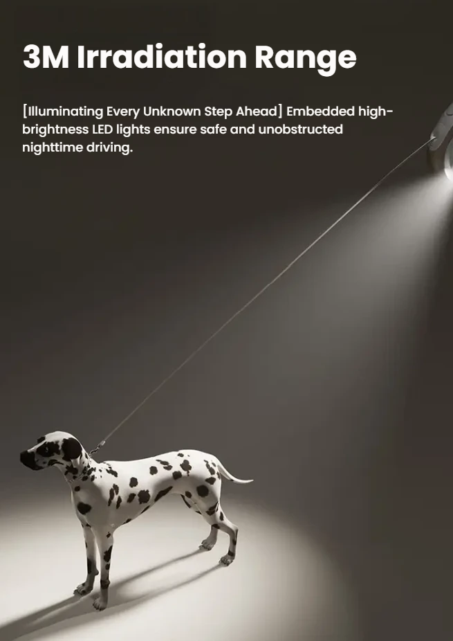 Petstar Retractable Dog Lead for Small & Medium Dogs