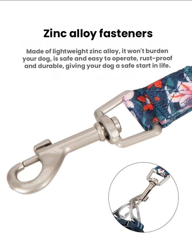 Truelove Floral Multi Handle Dog Leash