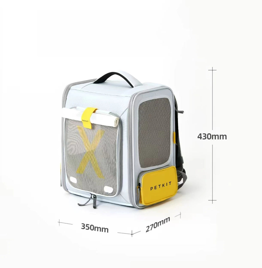 PETKIT expandable carrier dimensions 350 by 270 by 430 millimetres