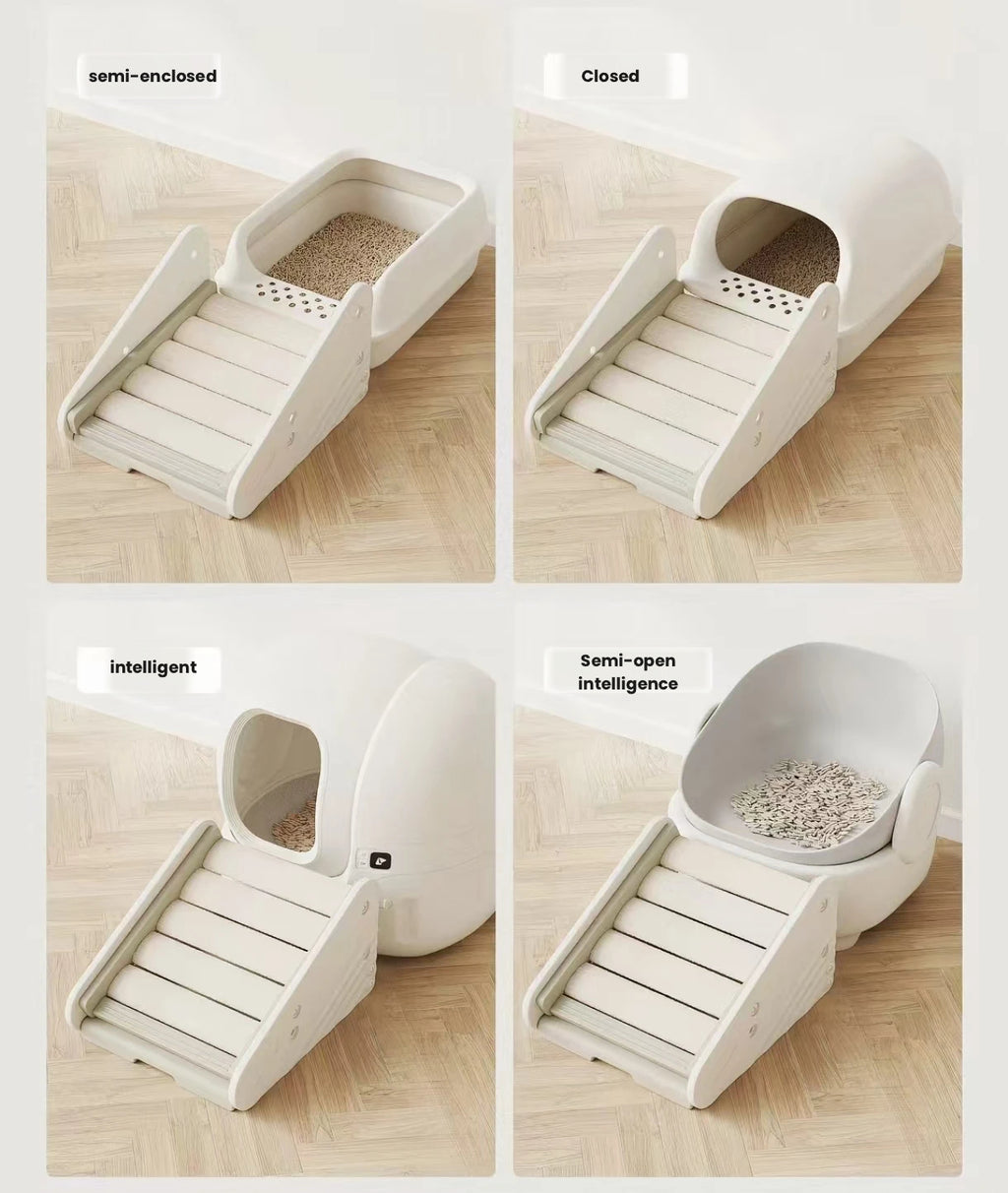LuckyPetland Cat Litter Ramp Mat, Anti-Tracking & Splash Control