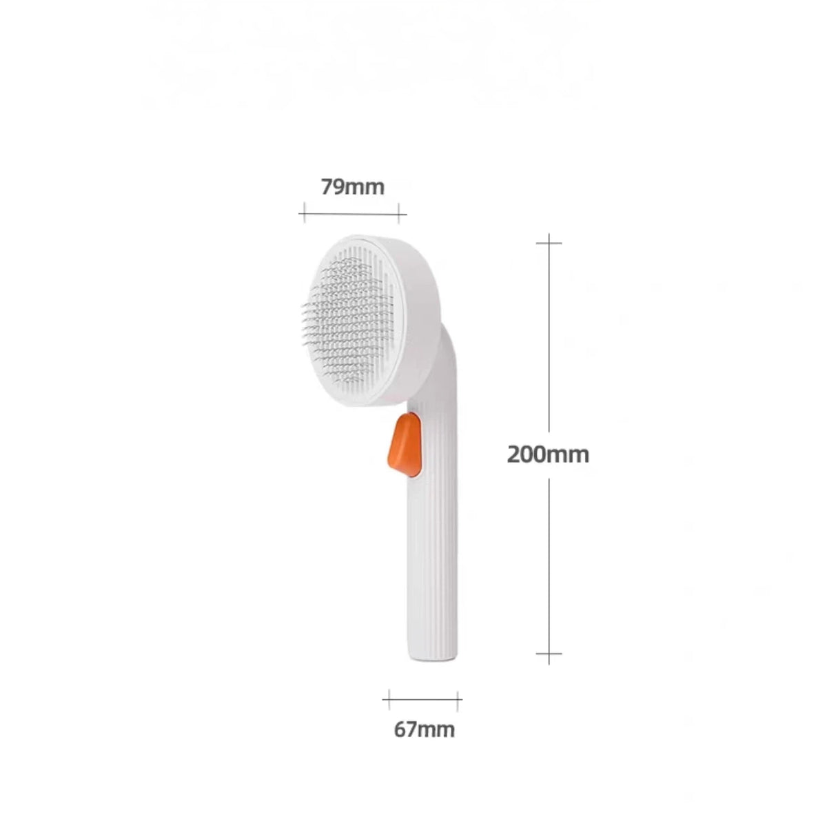 PETKIT grooming brush dimensions 79 by 67 by 200 millimetres