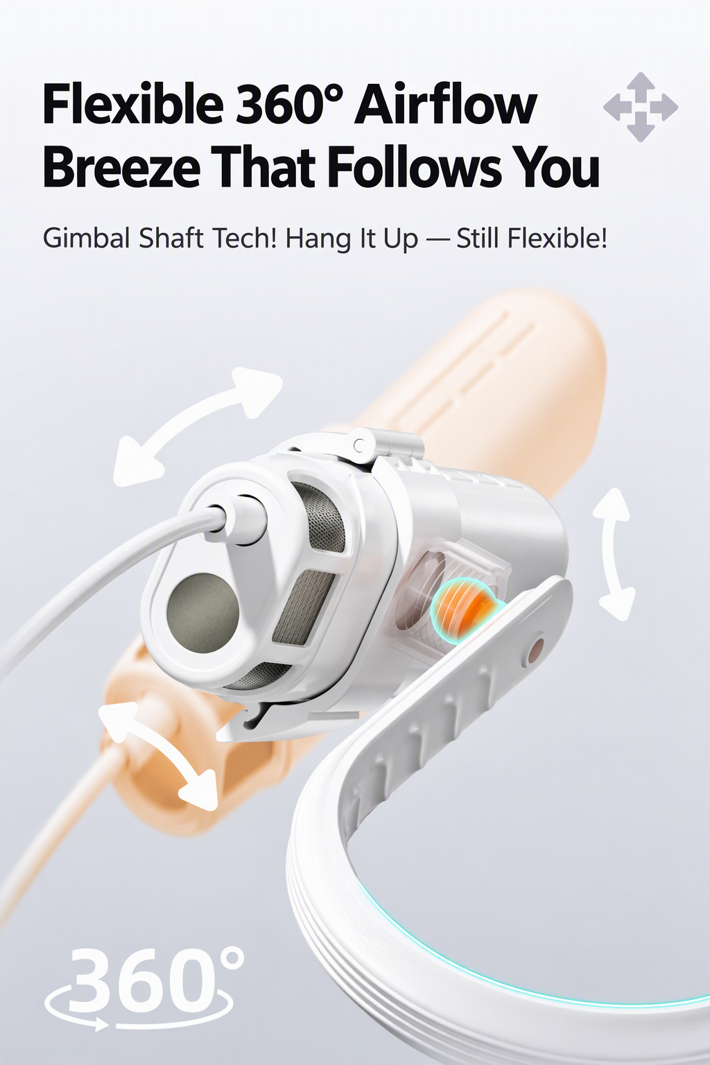 Ckin Pet Smart Pet Hair Dryer with Neck Mount Stand