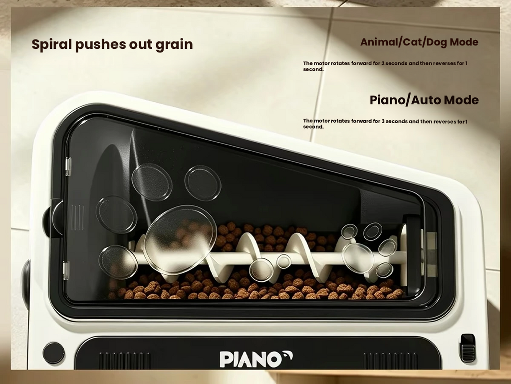 RFRU Interactive Piano Treat Dispenser – Sound-Activated Puzzle & Enrichment Toy for Small Dogs & Cats