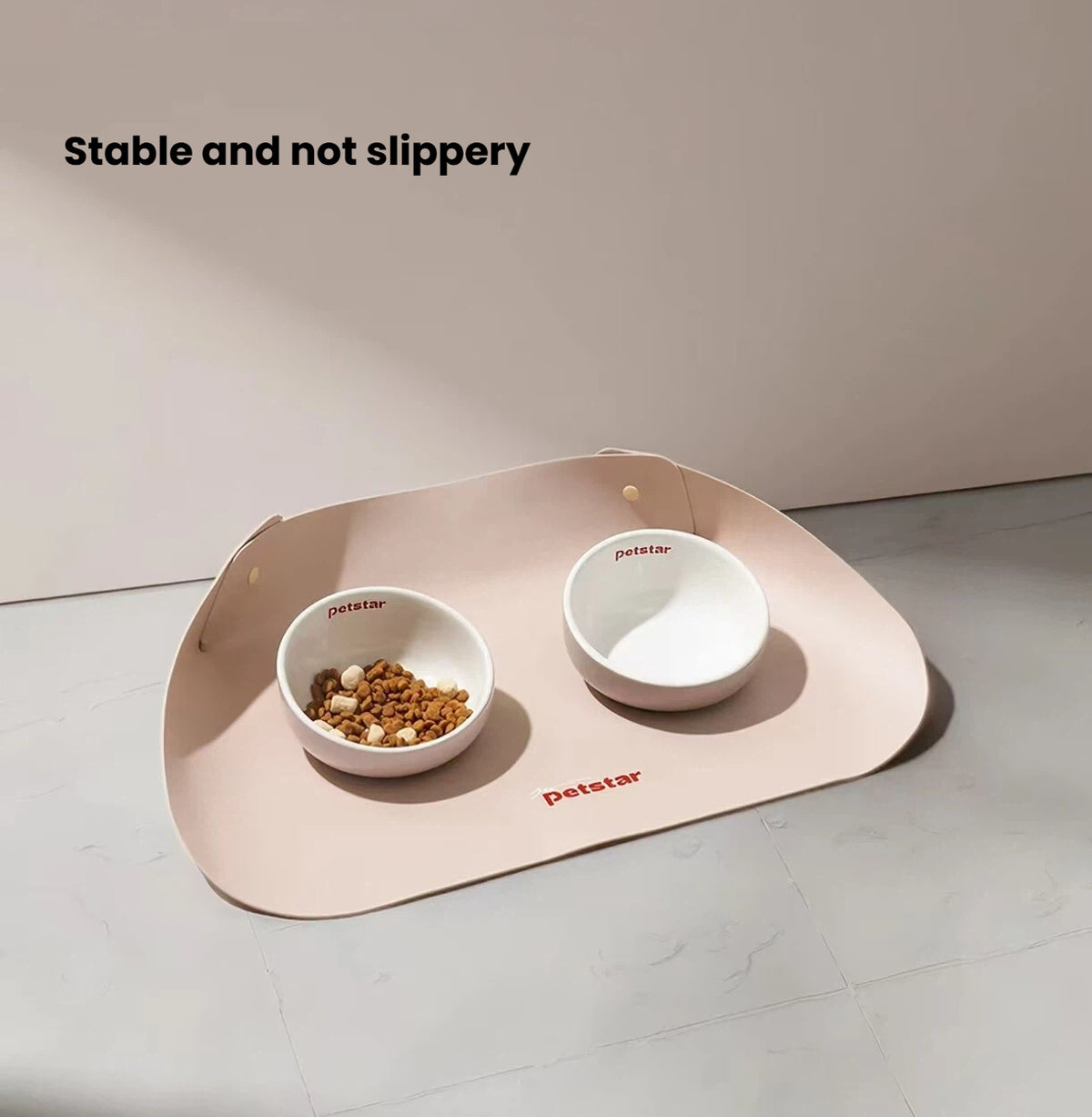 Petstar Elevated Ceramic Cat & Dog Bowl, Non-Spill Design