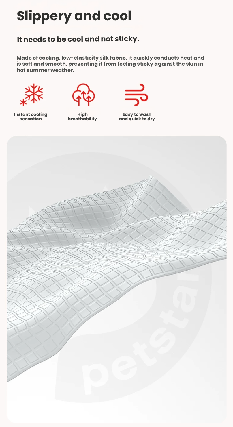 Petstar Cooling Gel Dog Bed – Breathable & Washable