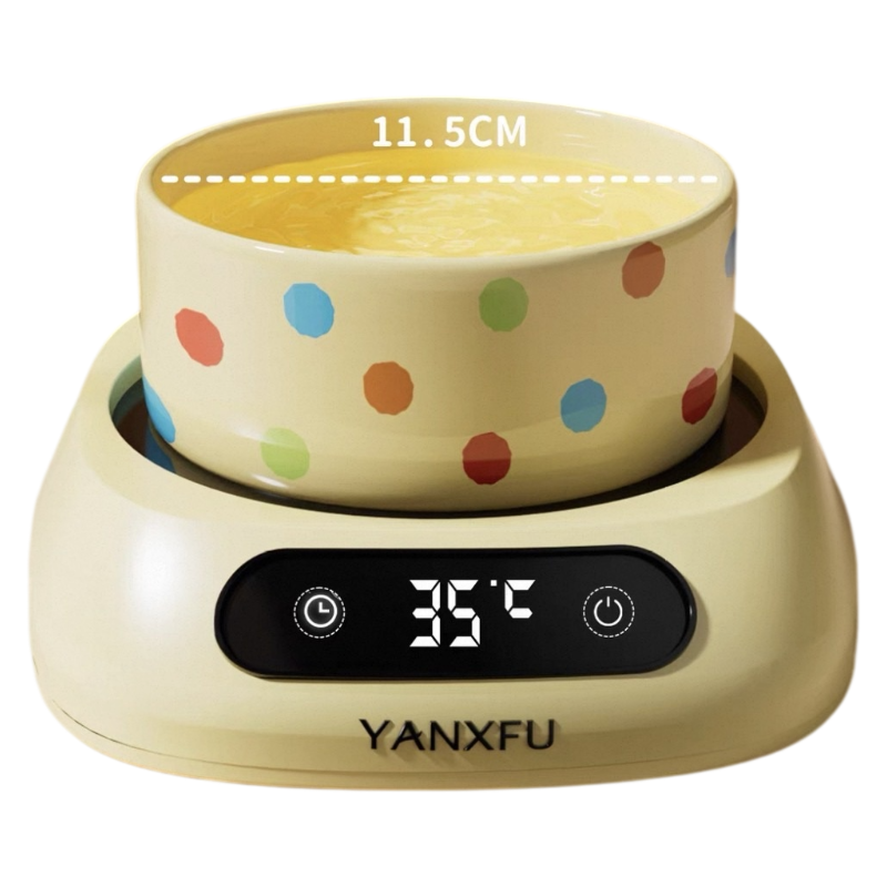 BNBNO Temperature-Controlled Heated Water Bowl for Dogs