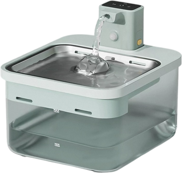 Wink Honey Wireless Pet Water Fountain – Stainless Steel