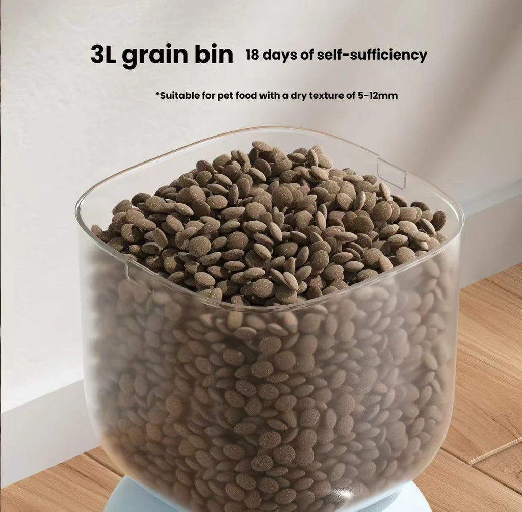 Petwant Automatic Cat & Dog Feeder, Timed & Portion Control