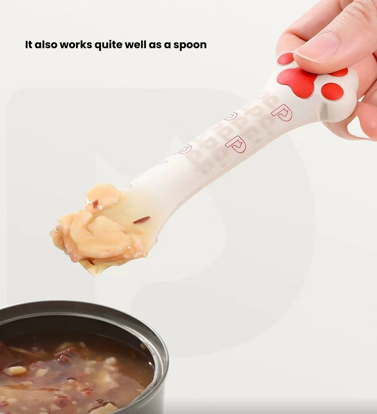 Petstar Pet Can Opener with Silicone Lid & Food Scoop
