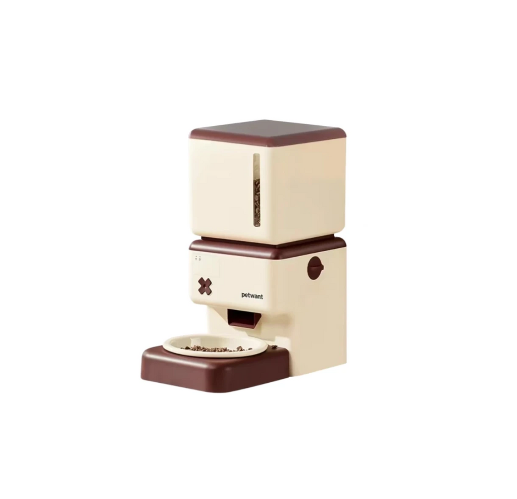 Petwant Smart Automatic Cat Feeder, Remote Timed & Portion Control
