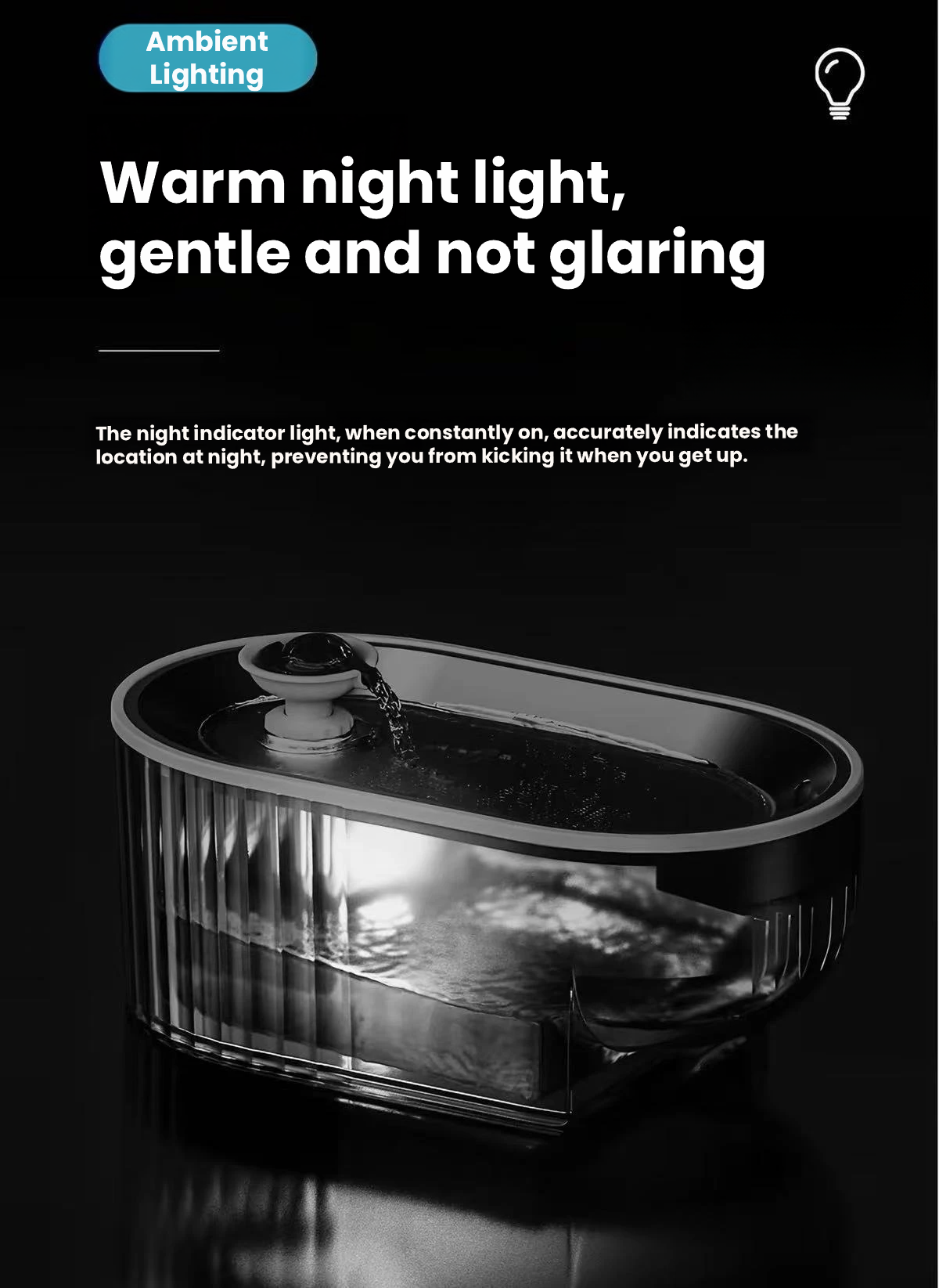 PAPIFEED Automatic Pet Water Fountain – Quiet, Filtered Flow for Cats & Dogs