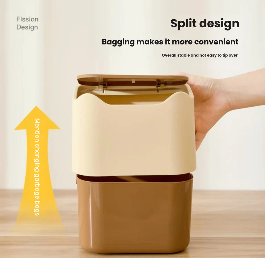 Cat Litter Waste Bin: Odor-Control Cat Poop Disposal Bucket