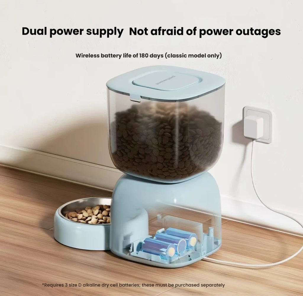 Petwant Automatic Cat & Dog Feeder, Timed & Portion Control