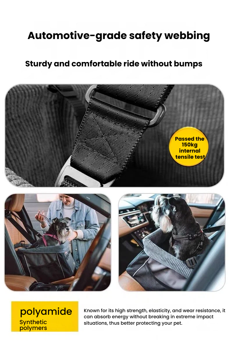 EzyDog Drive Dog Car Booster Seat Black