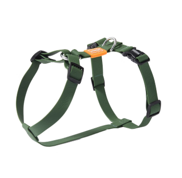 Green HOWGO Y-style dog harness