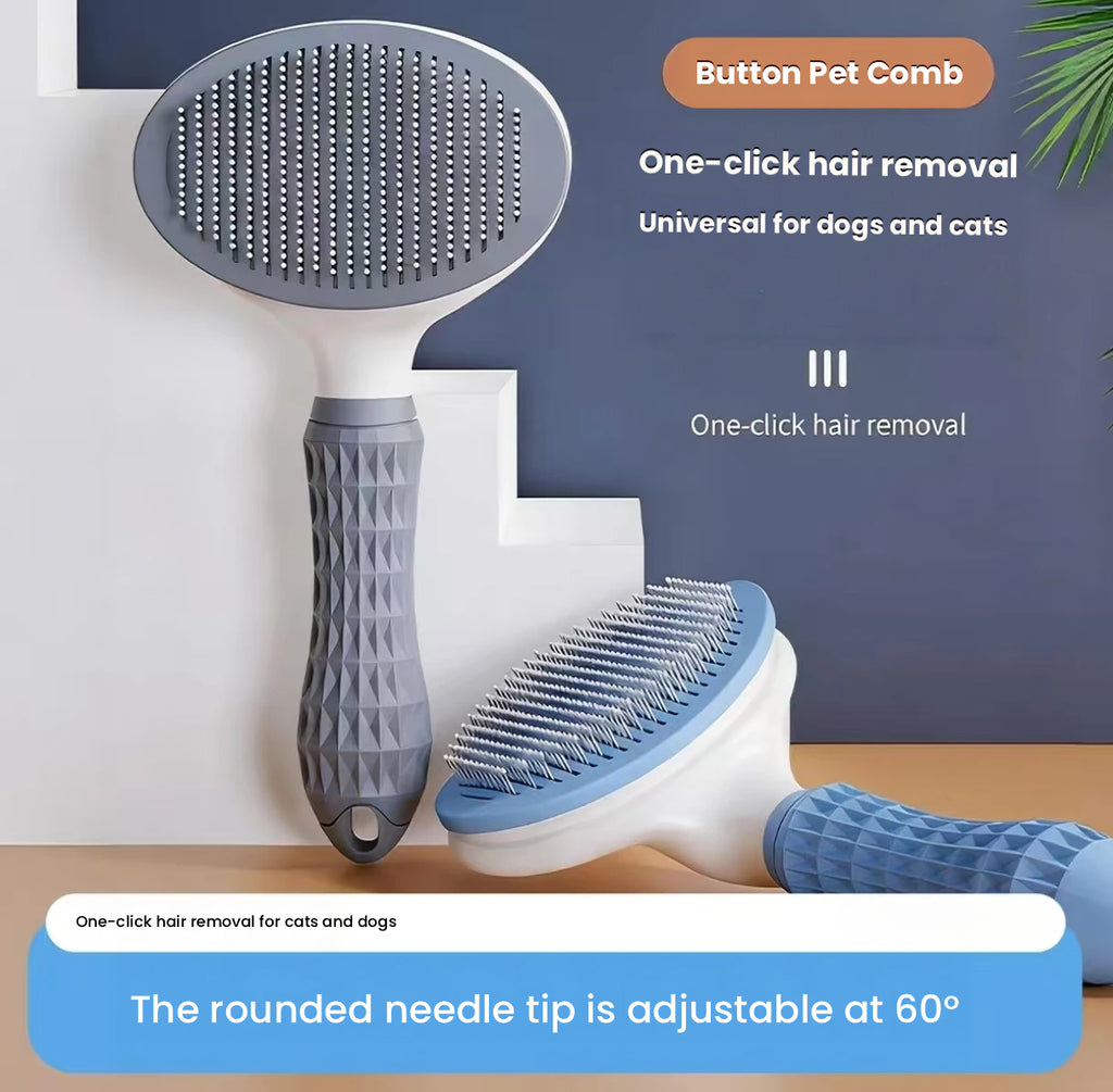 Pet Grooming Brush for Cats & Dogs, Deshedding Hair Remover