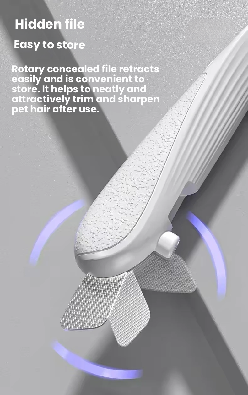 POPOCOLA LED Pet Nail Clippers – Professional Nail Trimmer with Safety Light for Dogs & Cats