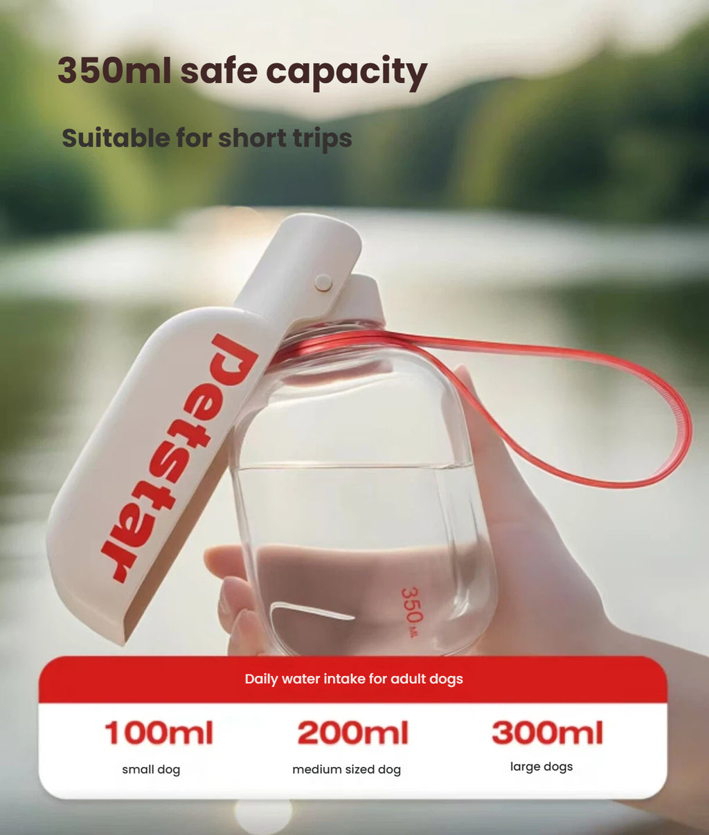 Petstar Mini Portable Dog Water Bottle for Travel