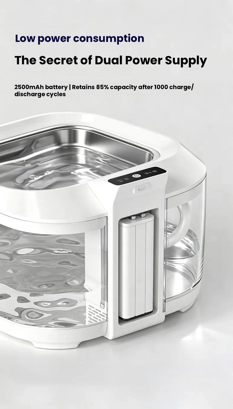 DUOKA Wireless Pet Water Fountain for Cats & Dogs