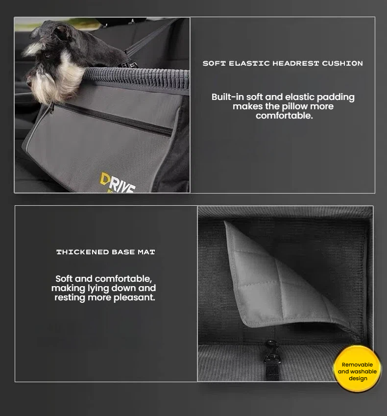 EzyDog Drive Dog Car Booster Seat Black