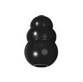Black KONG Extreme rubber dog toy with hollow treat opening