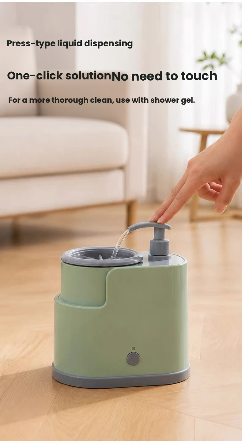 FyorbieTai Automatic Dog Paw Washer – Built-In Cleaning Solution Reservoir
