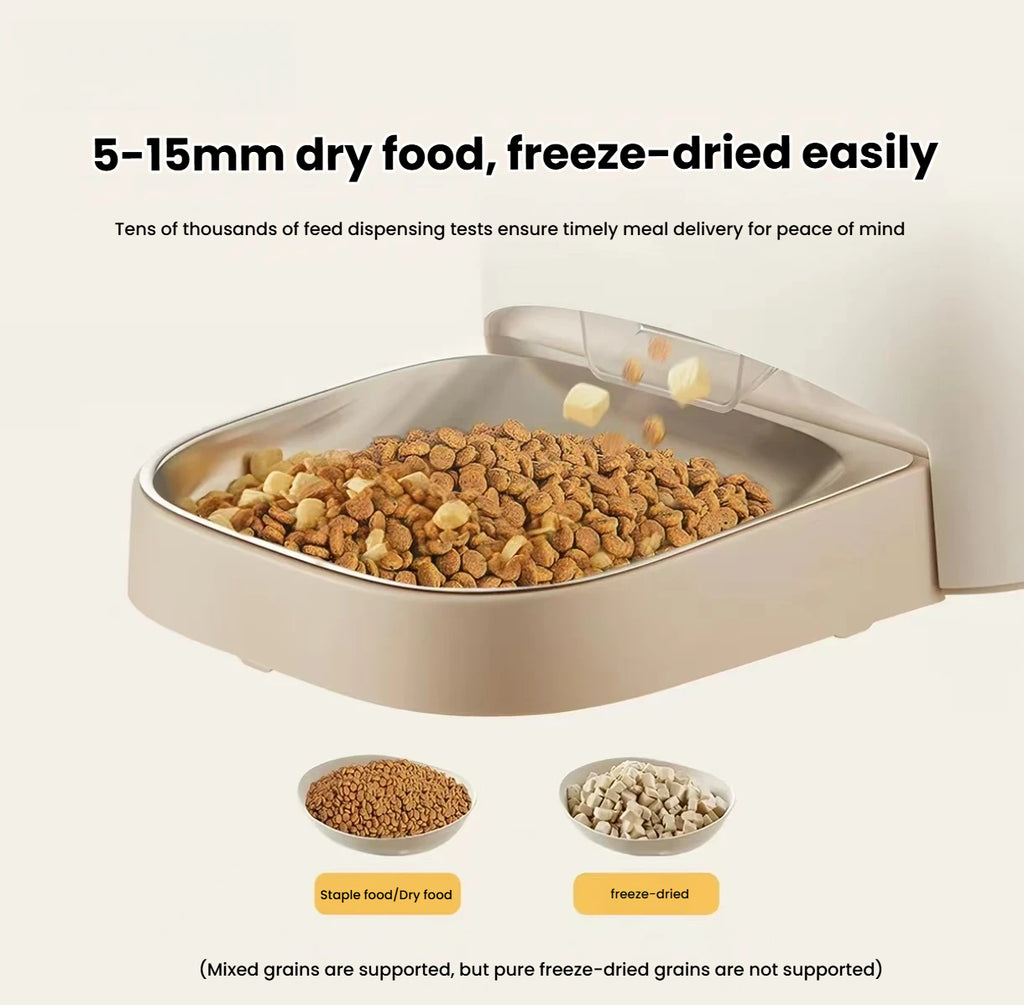 Petwant keeper Smart Automatic Pet Feeder with 5G Camera