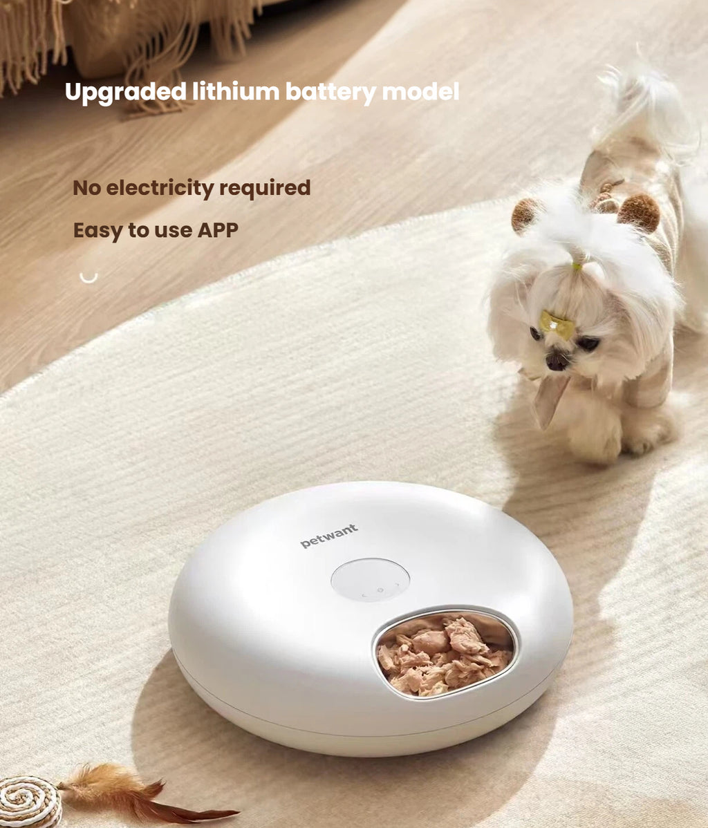 Petwant Smart Wet Food Feeder, Timed & Portion Control