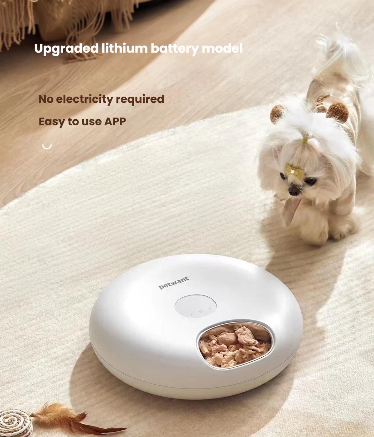 Petwant Smart Wet Food Feeder, Timed & Portion Control