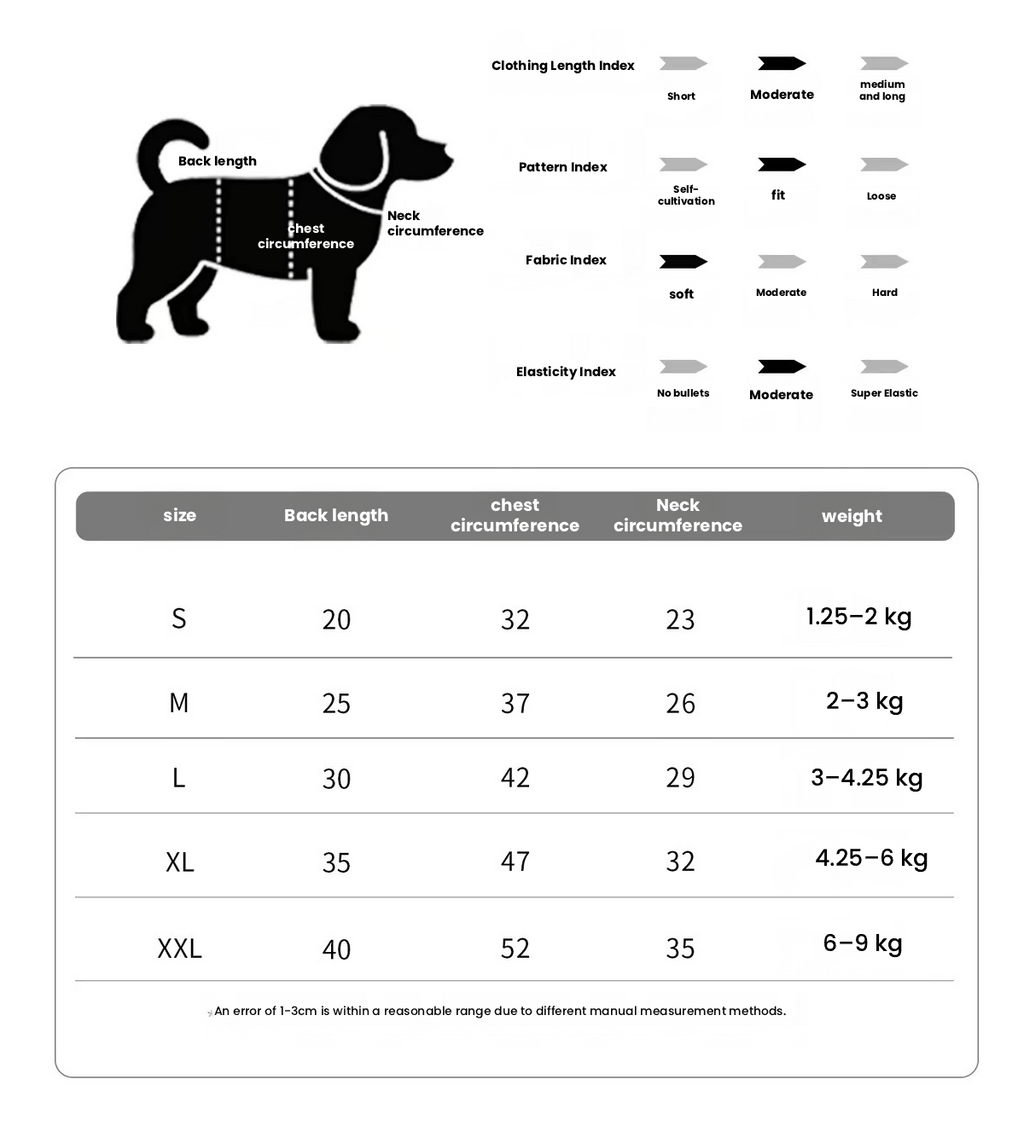 POPOCOLA Christmas Dog Hoodie – Warm Winter Coat