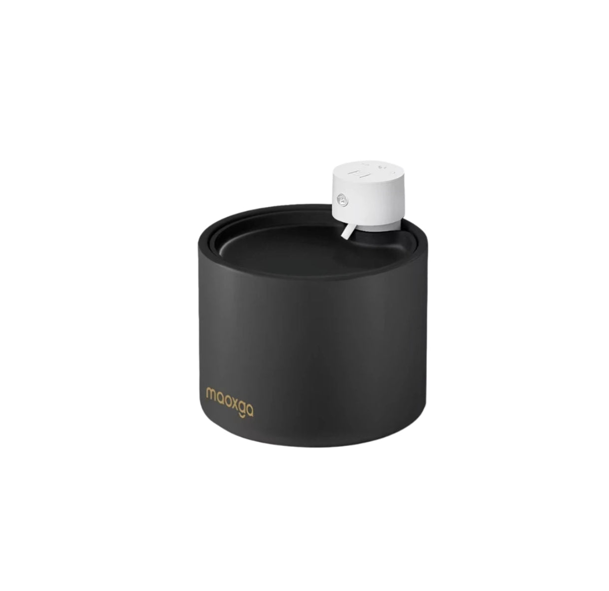 Black Miao Xiang Jia round ceramic wireless cat fountain