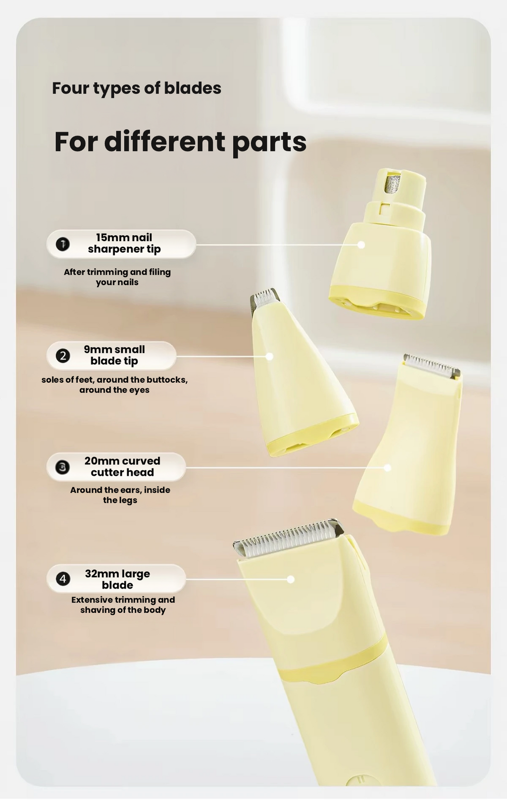 Mango Pet Hair Clipper for Dogs & Cats