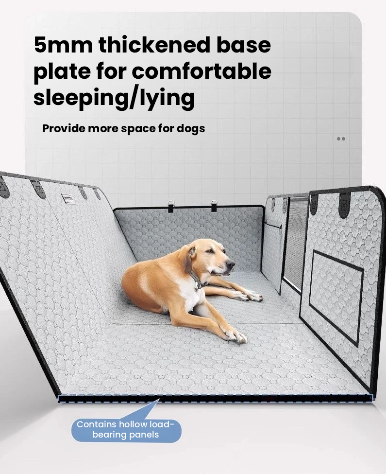 POPOCOLA Pet Car Seat Cover – Waterproof Rear Seat Protector & Travel Mat for Dogs