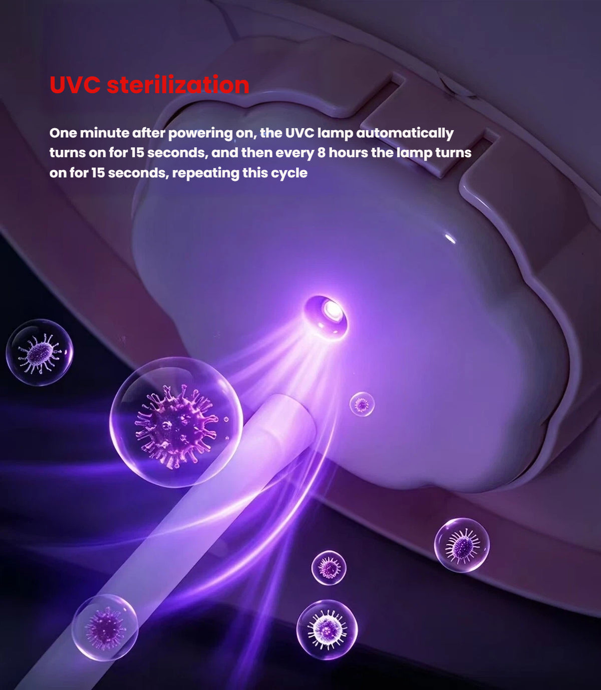 Petstar Automatic Cat Water Fountain with UV Sterilization