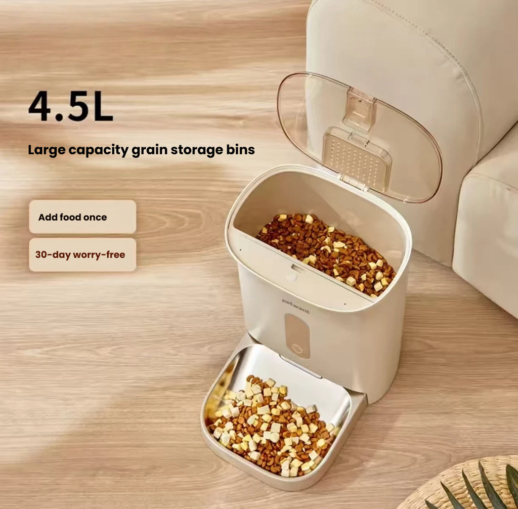 Petwant keeper Smart Automatic Pet Feeder with 5G Camera