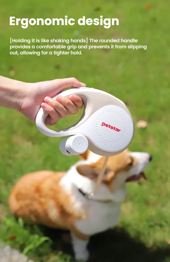 Petstar Retractable Dog Lead for Small & Medium Dogs