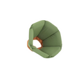 HiDREAM Extra Deep Dog Recovery Cone - Anti-Lick & Bite Long Elizabethan Collar for Small Dogs