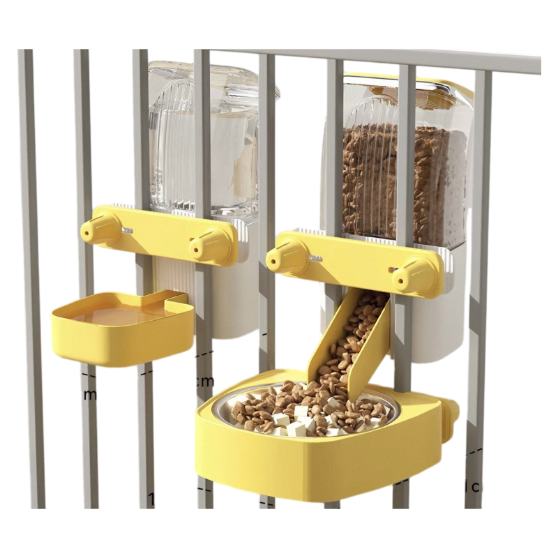 Hipidog Hanging Pet Food & Water Bowls for Cage Use
