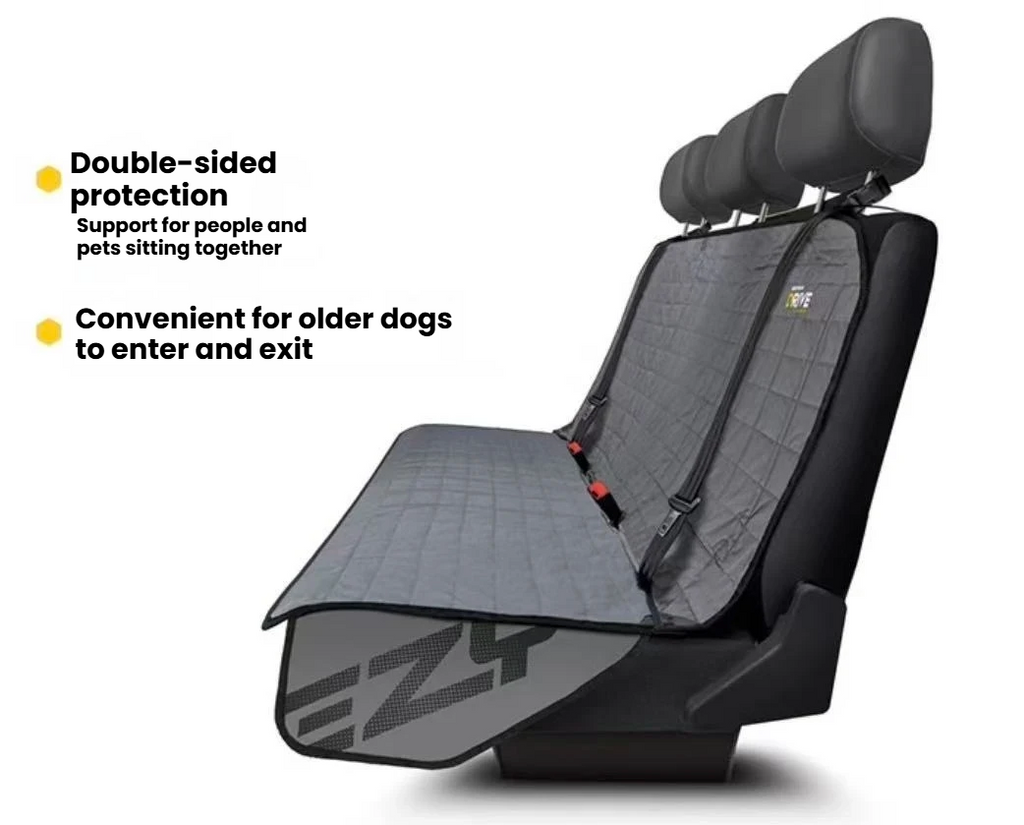 EzyDog Drive Dog Car Seat Cover Rear Charcoal