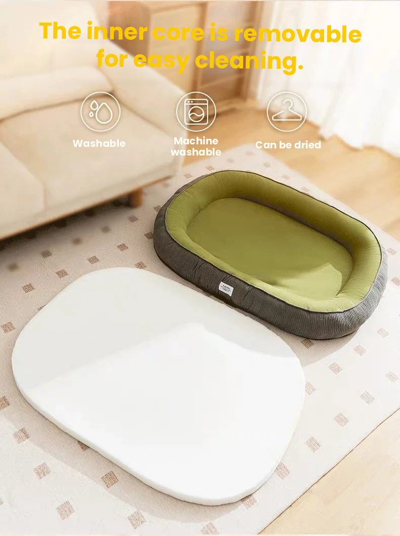 Hipidog Washable All-Season Pet Bed – Cozy Sleeping Mat for Dogs & Cats