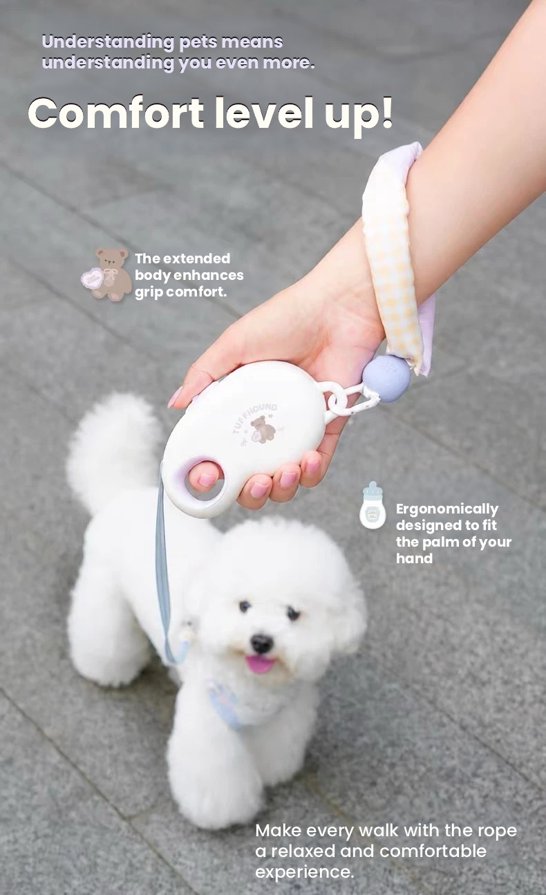 TuffHound Retractable Pet Leash – Automatic Walking Lead