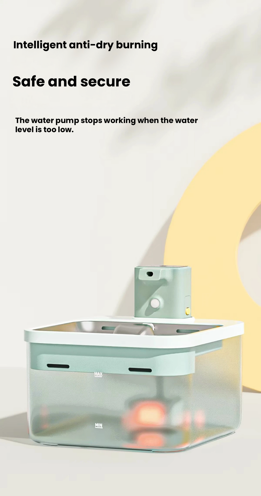 Wink Honey Wireless Pet Water Fountain – Stainless Steel