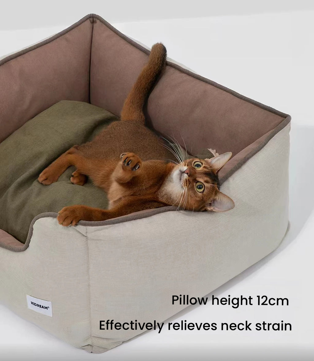 HiDREAM All-Season Reversible Pet Bed Mat - Soft Dual-Sided Cushion for Dogs & Cats