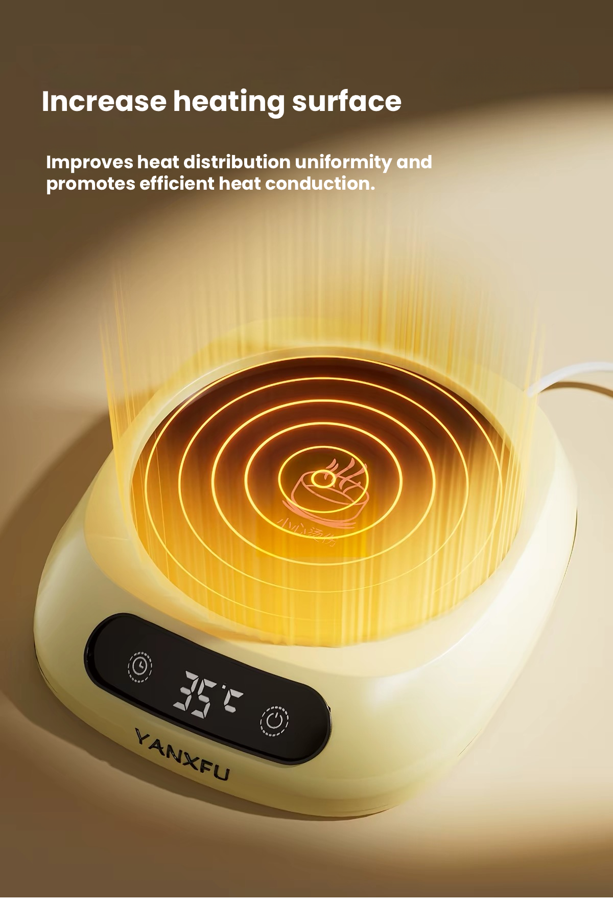 BNBNO Temperature-Controlled Heated Water Bowl for Dogs