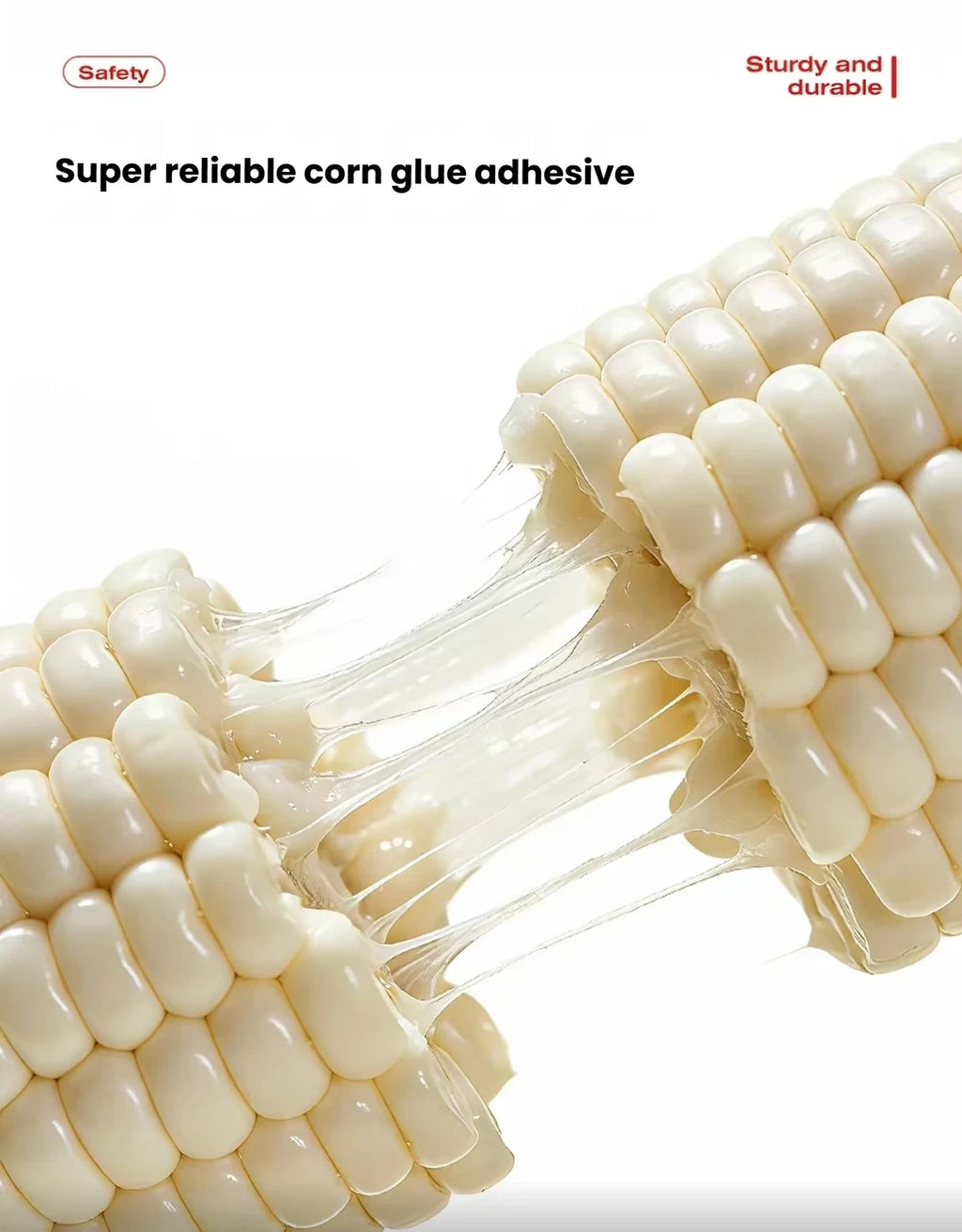 Corn illustration used in the Petstar scratcher adhesive information panel