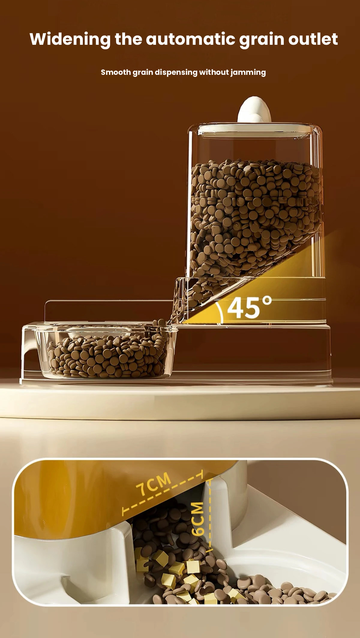 BNBNO Automatic Pet Feeder with Dual Bowls