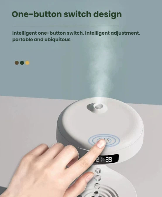 One-button control on the anti-gravity cat water fountain